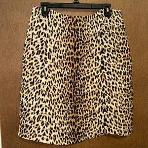 Worthington skirt cheetah print